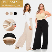 Load image into Gallery viewer, Ice Silk Wide Leg Women&#39;s Pants
