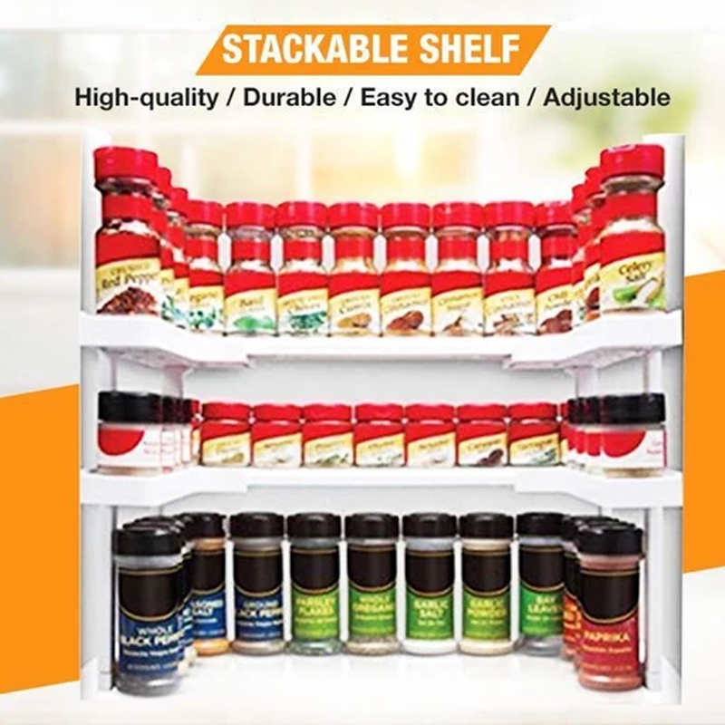 Adjustable Two Layers Spice Rack – newsparkings