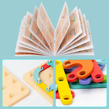 Load image into Gallery viewer, 🌈💐Montessori Pegboard Puzzle💐
