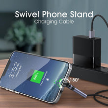 Load image into Gallery viewer, Swivel Phone Stand Charging Cable
