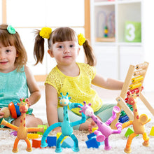 Load image into Gallery viewer, Telescopic suction cup giraffe toy
