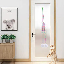 Load image into Gallery viewer, Hanging Spring Plush Ball Cat Toy
