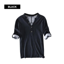 Load image into Gallery viewer, Half Sleeve Henley Shirts
