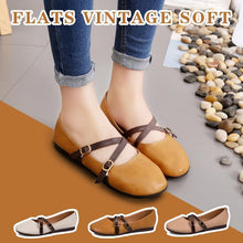 Load image into Gallery viewer, Women&#39;s Crisscross Buckle Ballet Flat
