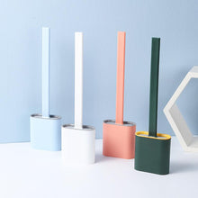 Load image into Gallery viewer, Silicone Toilet Brush and Holder Set
