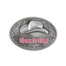 Load image into Gallery viewer, Cowboy Hat Alloy Belt Buckle
