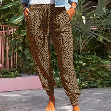 Load image into Gallery viewer, Ladies Casual Drawstring Baggy Pants With Pockets
