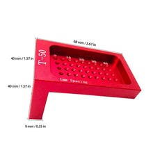 Load image into Gallery viewer, 50-Hole Positioning T-type Ruler
