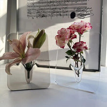 Load image into Gallery viewer, Photo Frame Vase Desktop Flower Arrangement Ornament

