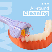 Load image into Gallery viewer, V-shaped Three-sided Toothbrush
