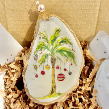 Load image into Gallery viewer, Oyster Shell Art Ornament
