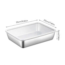 Load image into Gallery viewer, Stainless Steel Square Plate (With Lid)
