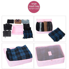 Load image into Gallery viewer, 6 pieces portable luggage packing cubes
