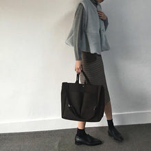Load image into Gallery viewer, Women New Pu Leather Bag Simple Handbag
