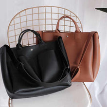 Load image into Gallery viewer, Women New Pu Leather Bag Simple Handbag
