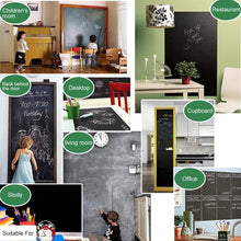 Load image into Gallery viewer, Black Chalkboard Stickers Adhesive Blackboard
