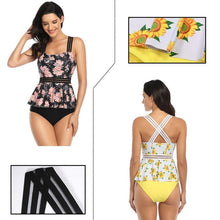Load image into Gallery viewer, Sexy Mesh Lotus Leaf Skirt May Swimsuit
