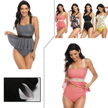 Load image into Gallery viewer, Sexy Mesh Lotus Leaf Skirt May Swimsuit
