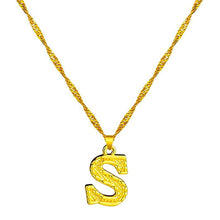Load image into Gallery viewer, 18K Gold Plated Initial Letter Necklace
