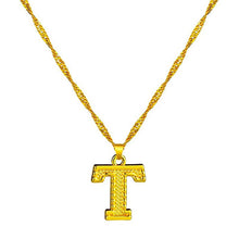 Load image into Gallery viewer, 18K Gold Plated Initial Letter Necklace
