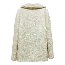 Load image into Gallery viewer, Warm Plush Coat Lapel Jacket
