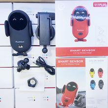 Load image into Gallery viewer, Smart Wireless Auto-Sensing Car Phone Holder Charger
