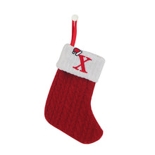Load image into Gallery viewer, Christmas Letter Knit Stocking
