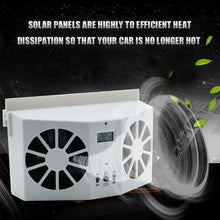 Load image into Gallery viewer, Solar Car Exhaust Heat Exhaust Fan
