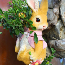 Load image into Gallery viewer, Garden Cartoon Rabbit Hanging Ornament
