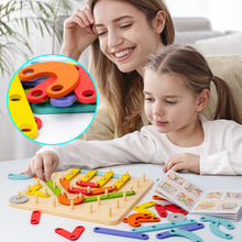 Load image into Gallery viewer, 🌈💐Montessori Pegboard Puzzle💐

