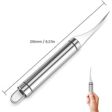 Load image into Gallery viewer, Stainless Steel Shrimp Whisker Peeler Tool
