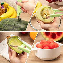 Load image into Gallery viewer, 4 in 1 Stainless Steel Fruit Tool Set
