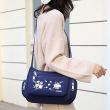 Load image into Gallery viewer, Embroidered Floral Shoulder Bag
