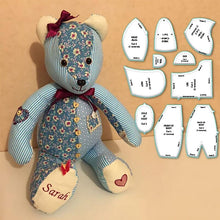 Load image into Gallery viewer, DIY Memory Bear Template Ruler Set

