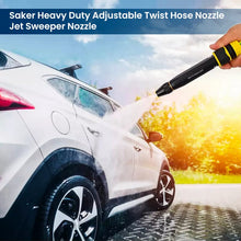 Load image into Gallery viewer, Saker Heavy Duty Adjustable Twist Hose Nozzle Jet Sweeper Nozzle
