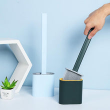 Load image into Gallery viewer, Silicone Toilet Brush and Holder Set
