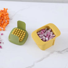 Load image into Gallery viewer, Mini kitchen hand press vegetable cutter
