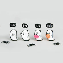 Load image into Gallery viewer, Cute Ghost Creative DIY Lollipop Decorated Card
