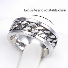 Load image into Gallery viewer, Titanium Steel Rotatable Chain Ring
