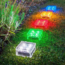 Load image into Gallery viewer, Solar Powered Brick Shape Path Light
