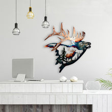 Load image into Gallery viewer, Rustic Style Wild Animals Metal Wall Decoration Art
