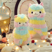 Load image into Gallery viewer, Stuffed Doll - Rainbow Alpaca
