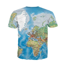 Load image into Gallery viewer, World Map Men&#39;s T-shirt &amp; Hoodie
