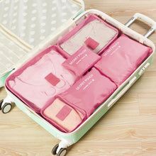 Load image into Gallery viewer, 6 pieces portable luggage packing cubes
