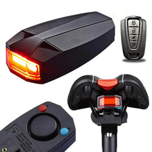 Load image into Gallery viewer, Bicycle Rear Light Remote Control Alarm Lock
