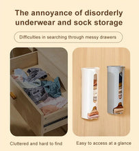 Load image into Gallery viewer, Wall Mounted Socks Panties Storage Box
