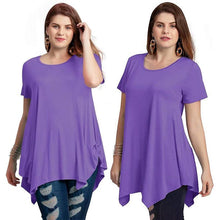 Load image into Gallery viewer, Loose fit comfortable panel T-shirt
