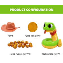 Load image into Gallery viewer, Electric tricky and scary rattlesnake toy
