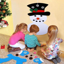 Load image into Gallery viewer, DIY Felt Christmas Snowman Set
