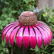 Load image into Gallery viewer, Coneflower Bird Feeder
